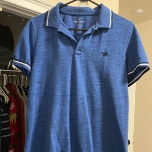 BLUE AMERICAN EAGLE SHORT SLEEVE